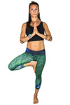 Earthscapes Clothing-Printed Yoga Leggings-Lena Delta