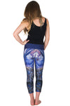 Earthscapes Clothing-Printed Yoga Leggings-Atlas Mountains