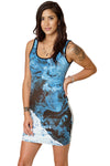 Cocktail Dress - Ocean Lovers Dress - Kamchatka - Our Earth from Space