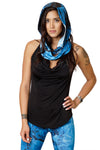 Infinity Scarf-Printed Fashion & Nature Clothing- Ocean Print