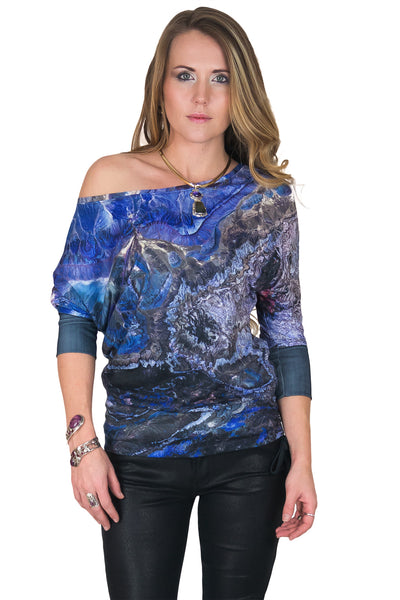 Dolman Top-Visionary Art Clothing-Landscape Clothing-Atlas Mountains ...