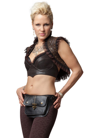 Hip Belt - Leather One Pocket- Festival Lifestyle