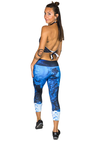 Earthscapes Clothing-Colorful Printed Yoga Leggings-Kamchatka Peninsula