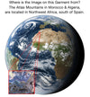 Dolman Top-Visionary Art Clothing-Earth Image-Atlas Mountains