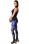 Colorful Printed Yoga Leggings-Printed Festival Clothing-Map Leggings-Atlas Mountains