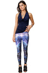 Colorful Printed Yoga Leggings-Printed Festival Clothing-Map Leggings-Atlas Mountains