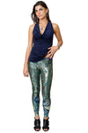 Printed Leggings-Foil Leggings-Map Leggings-Nature Clothing-Lena Delta