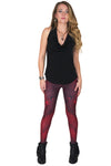 Leggings - Colorful Printed Leggings with NASA Satellite Image - Desolation Canyon