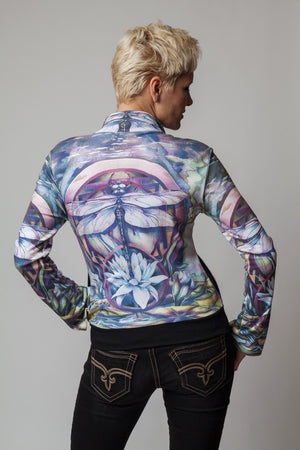 Dragonfly Jacket-Visionary Art Clothing-Nature Clothing-Fairy Clothin