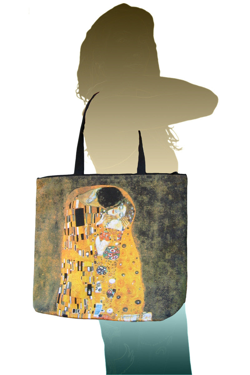 Tote Bag Gustav Klimt Print The Kiss
