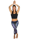 Landscape Print Clothing, Nature Print Clothing, Yoga Capri Leggings-Ghadamis